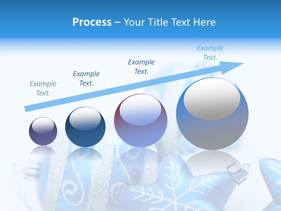 Ornate Christmas Snow PowerPoint Template