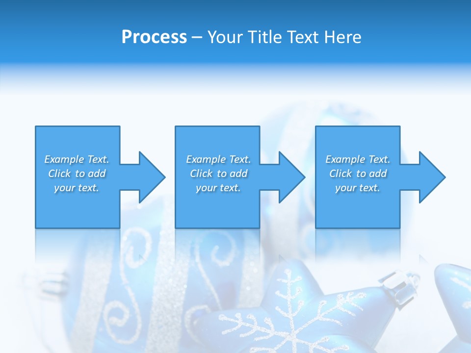 Ornate Christmas Snow PowerPoint Template