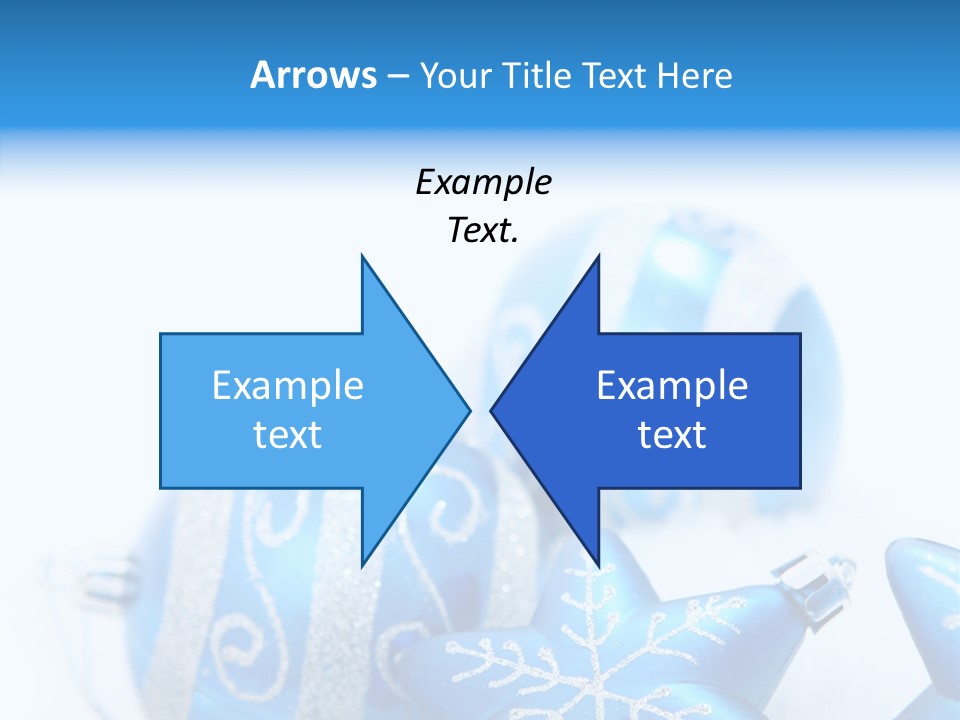 Ornate Christmas Snow PowerPoint Template