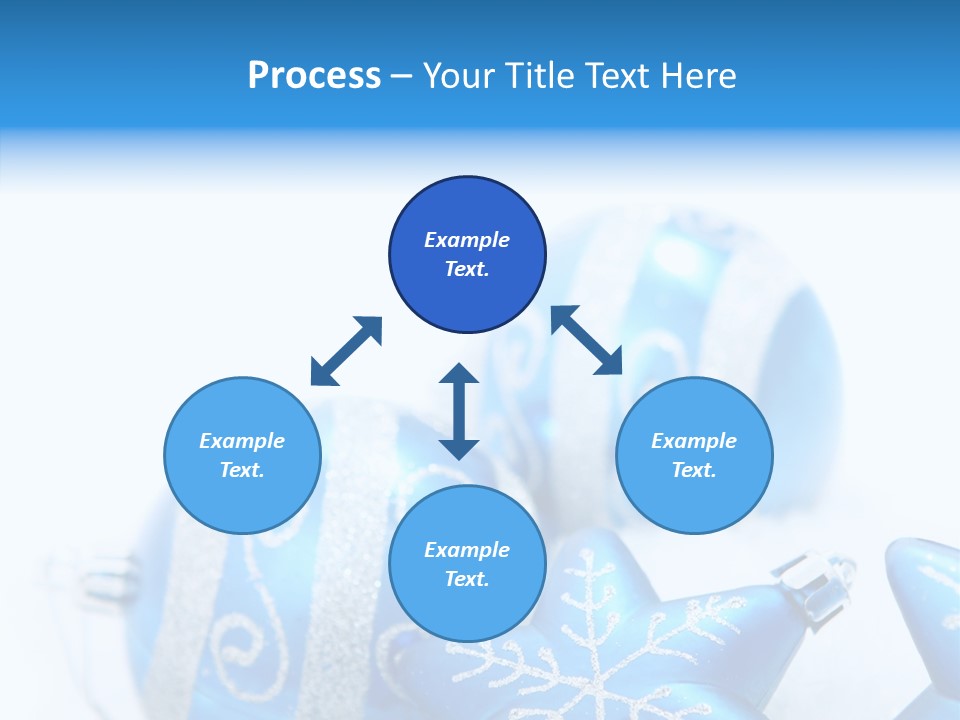 Ornate Christmas Snow PowerPoint Template