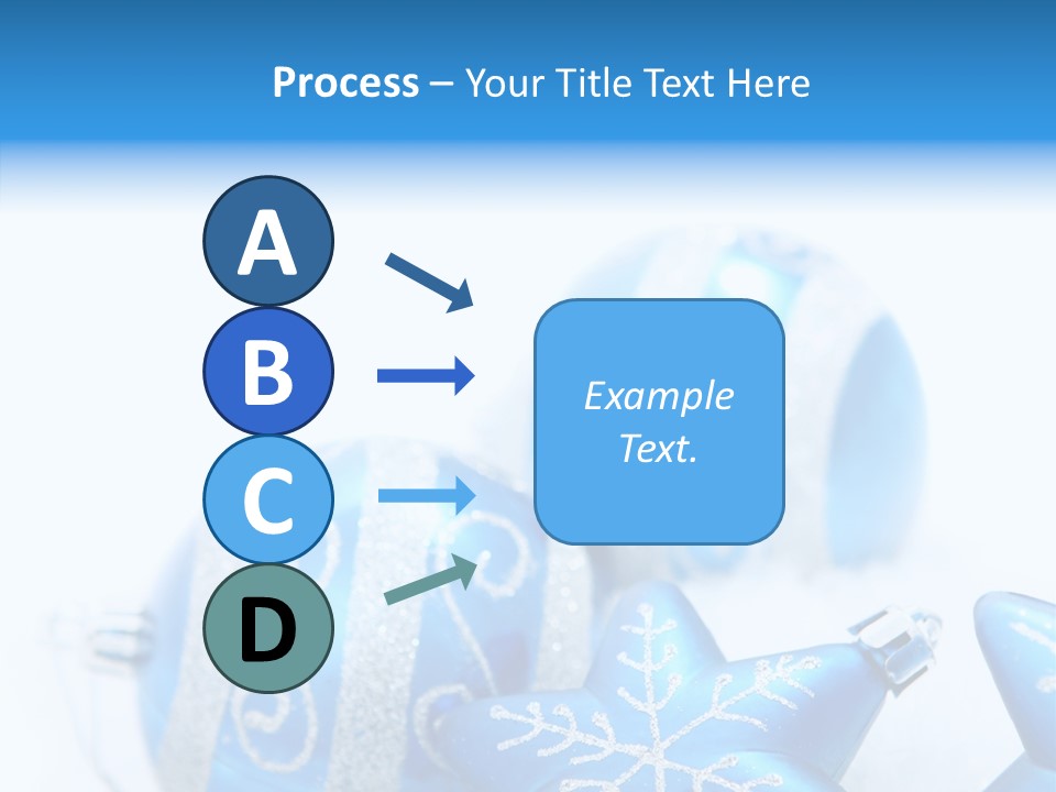 Ornate Christmas Snow PowerPoint Template