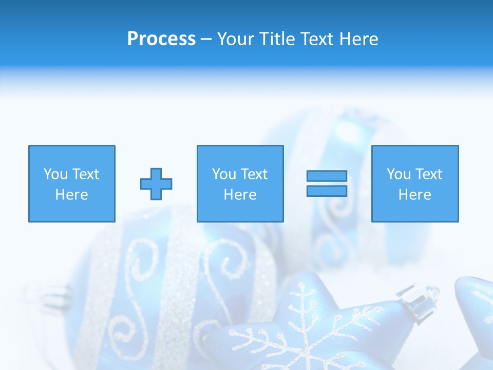 Ornate Christmas Snow PowerPoint Template