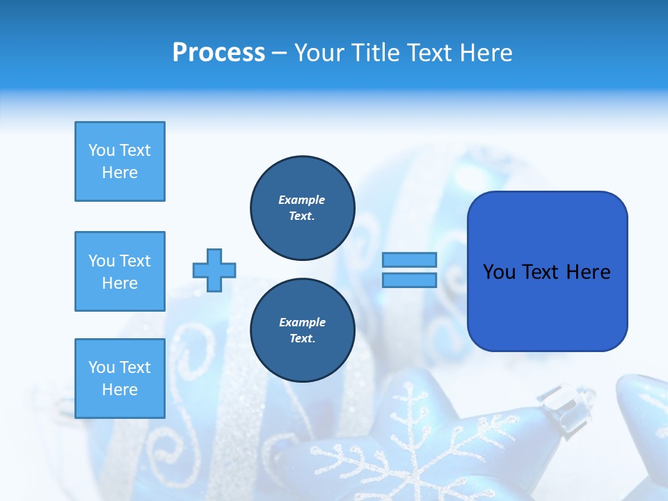 Ornate Christmas Snow PowerPoint Template