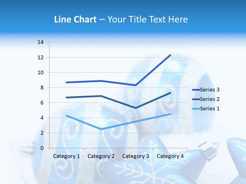 Ornate Christmas Snow PowerPoint Template