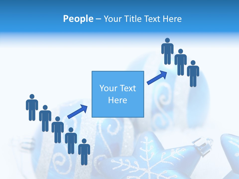 Ornate Christmas Snow PowerPoint Template