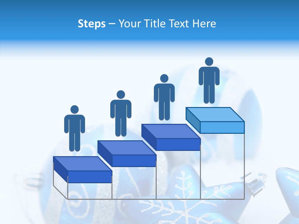 Ornate Christmas Snow PowerPoint Template