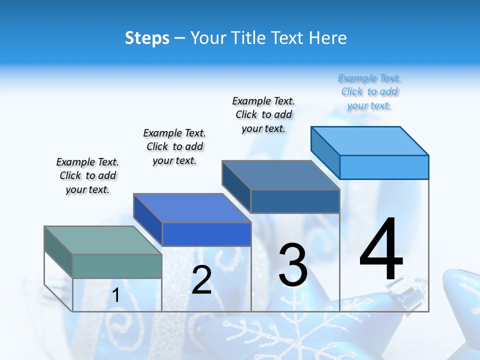 Ornate Christmas Snow PowerPoint Template