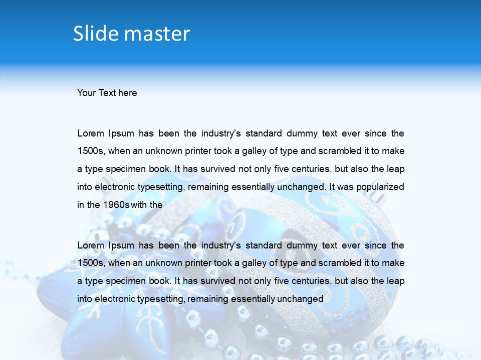 Bright Text Background PowerPoint Template