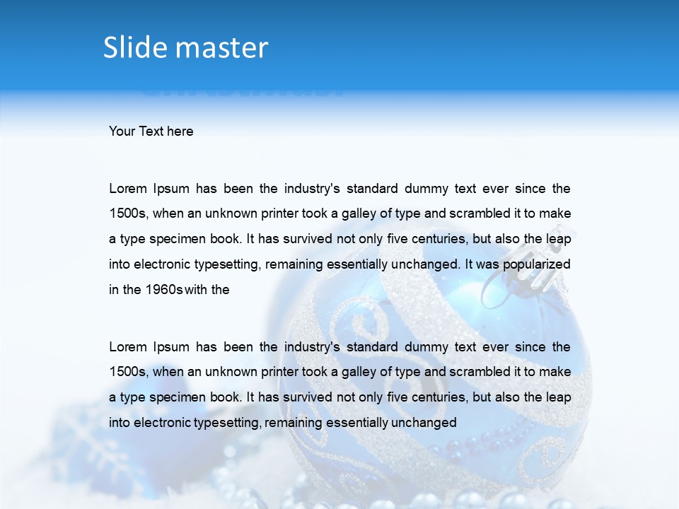 Fun Copy Space Ball PowerPoint Template