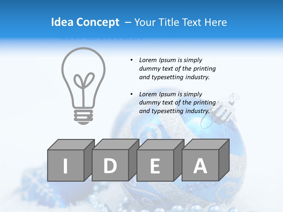 Fun Copy Space Ball PowerPoint Template