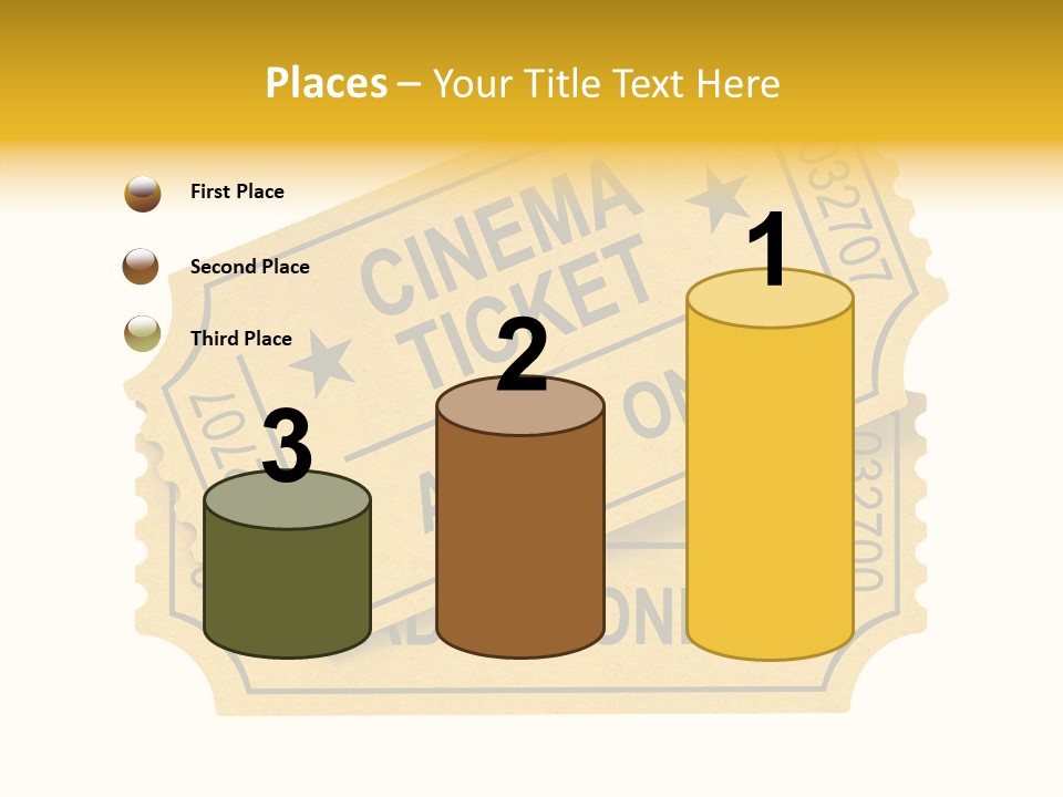 Cinema Ticket PowerPoint Template