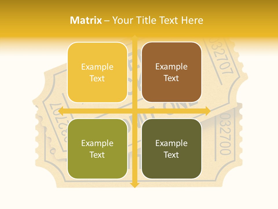 Cinema Ticket PowerPoint Template