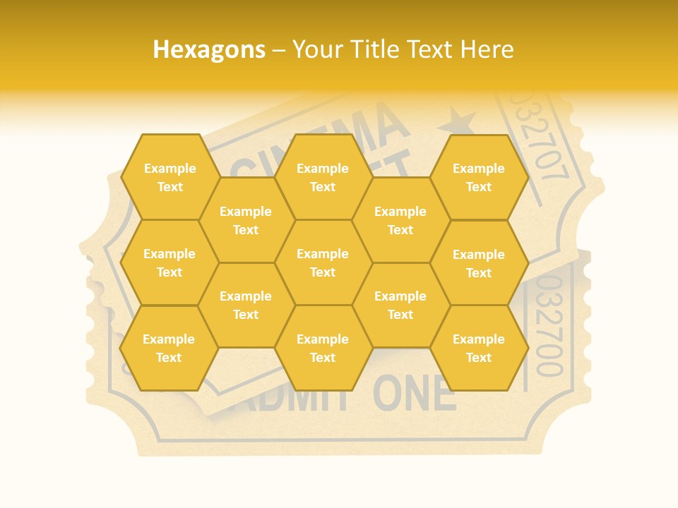 Cinema Ticket PowerPoint Template