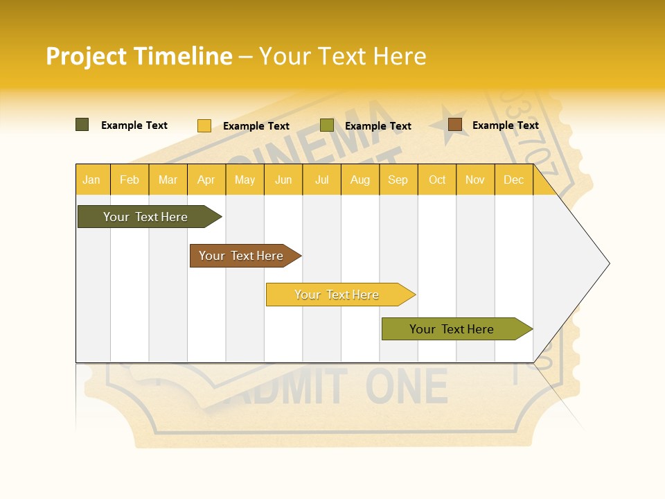 Cinema Ticket PowerPoint Template