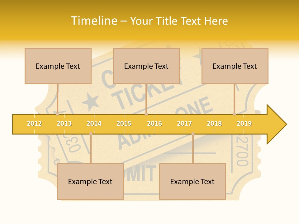 Cinema Ticket PowerPoint Template