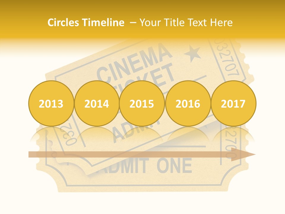 Cinema Ticket PowerPoint Template