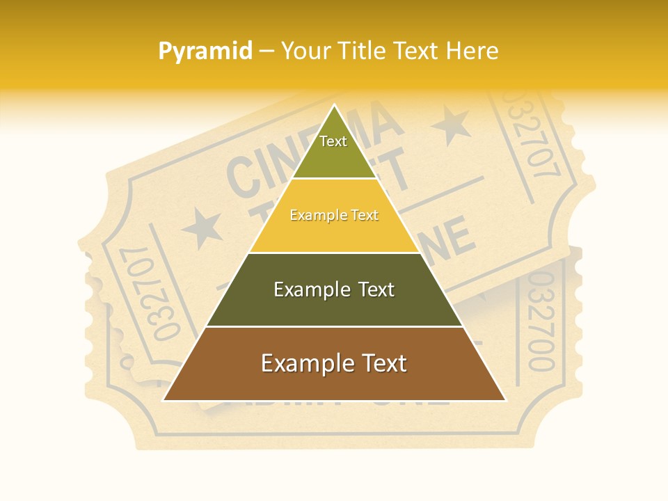 Cinema Ticket PowerPoint Template