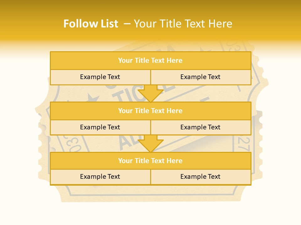 Cinema Ticket PowerPoint Template