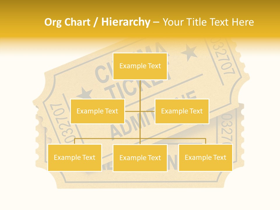 Cinema Ticket PowerPoint Template