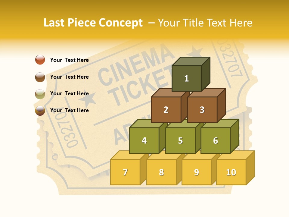 Cinema Ticket PowerPoint Template