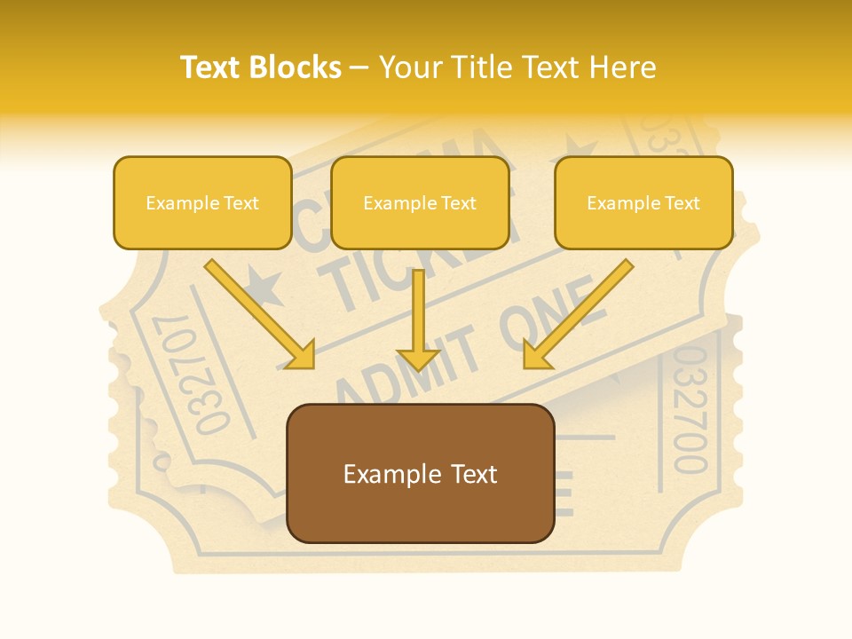 Cinema Ticket PowerPoint Template