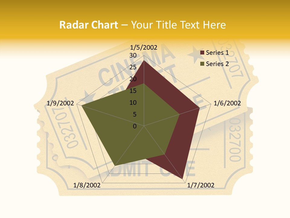 Cinema Ticket PowerPoint Template
