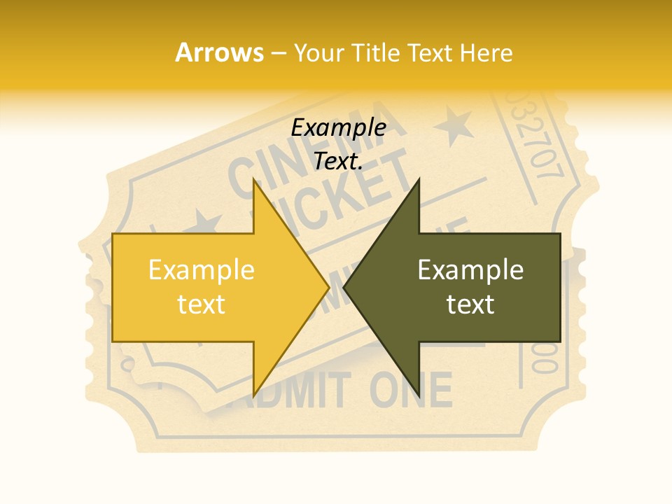 Cinema Ticket PowerPoint Template