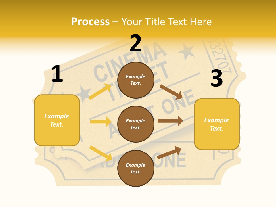 Cinema Ticket PowerPoint Template