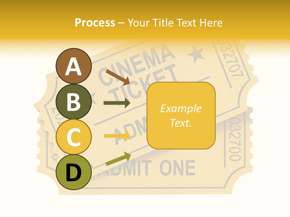Cinema Ticket PowerPoint Template