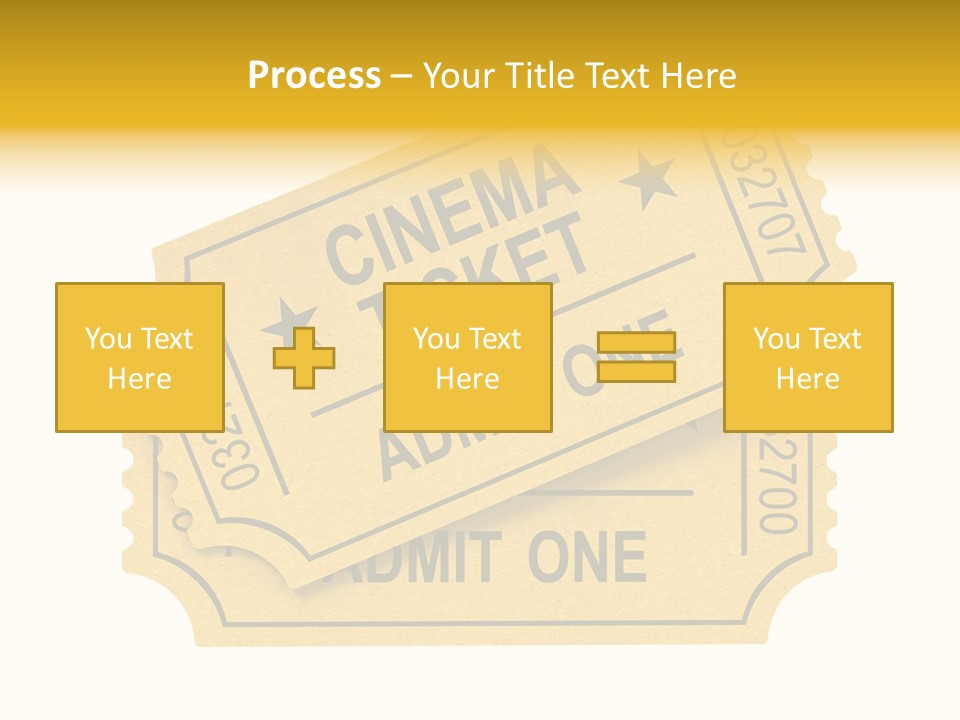 Cinema Ticket PowerPoint Template