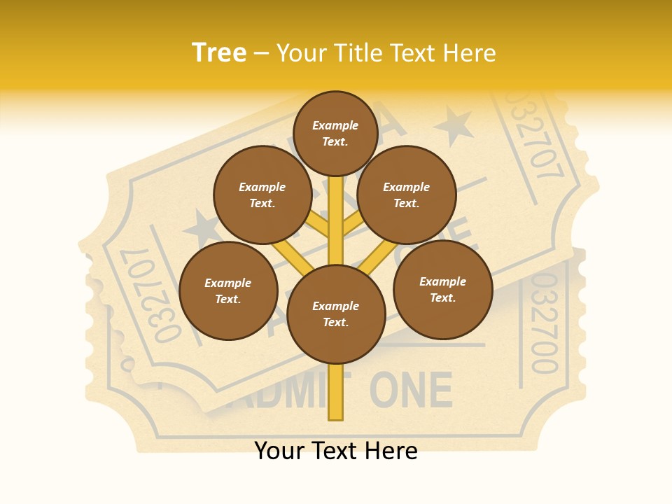 Cinema Ticket PowerPoint Template