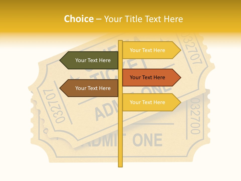 Cinema Ticket PowerPoint Template