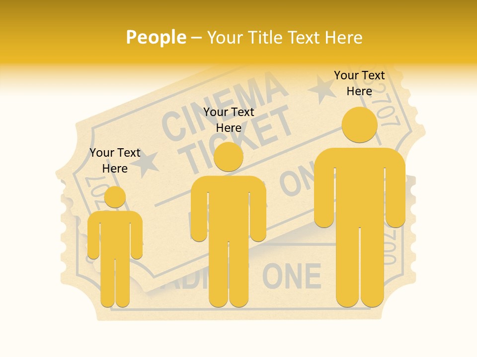 Cinema Ticket PowerPoint Template