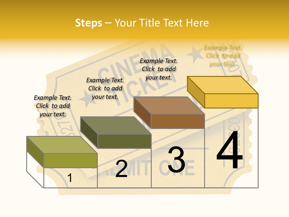 Cinema Ticket PowerPoint Template