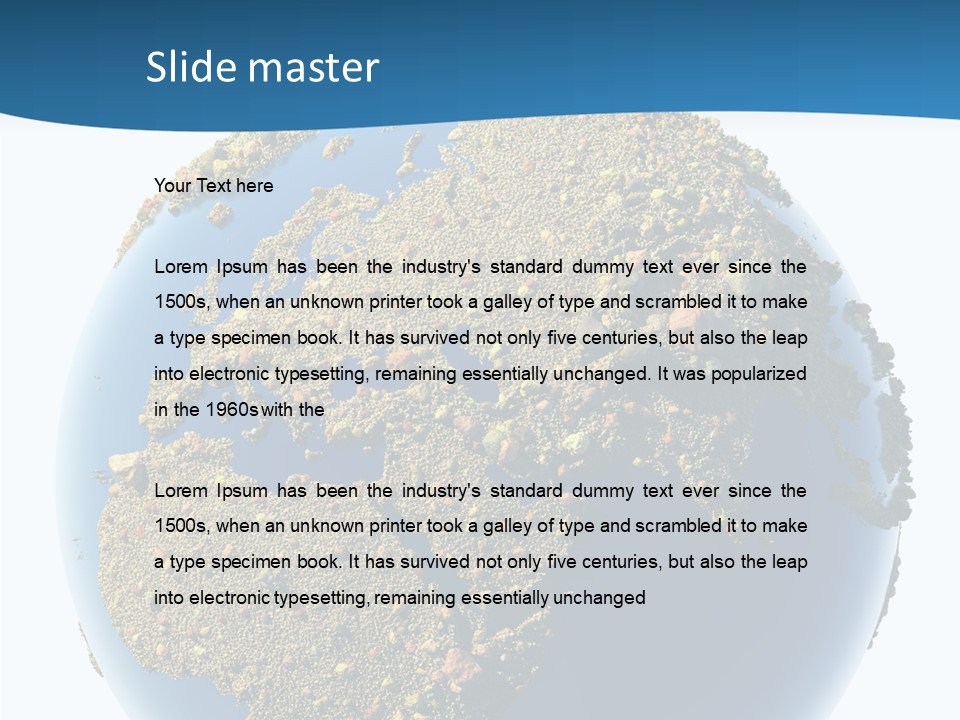 Shape Of The Earth PowerPoint Template