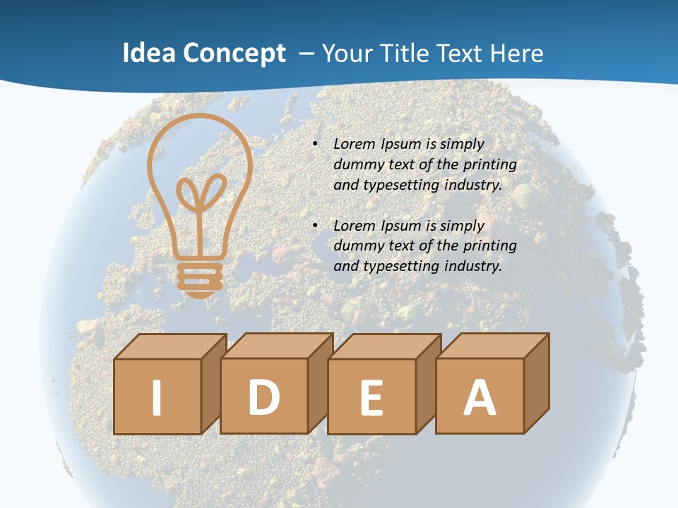 Shape Of The Earth PowerPoint Template