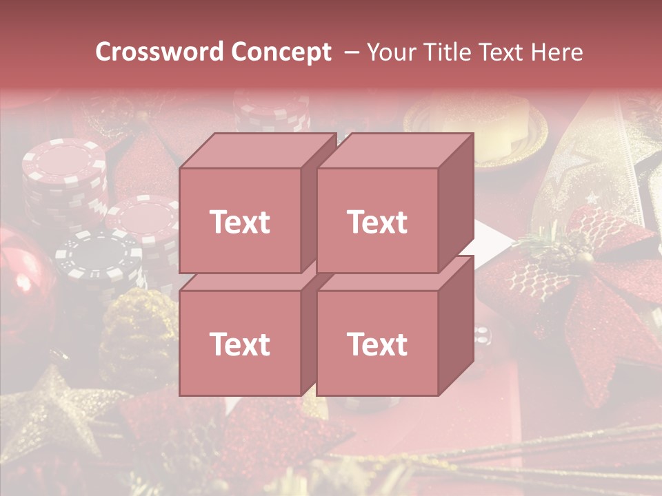 Christmas Casino PowerPoint Template