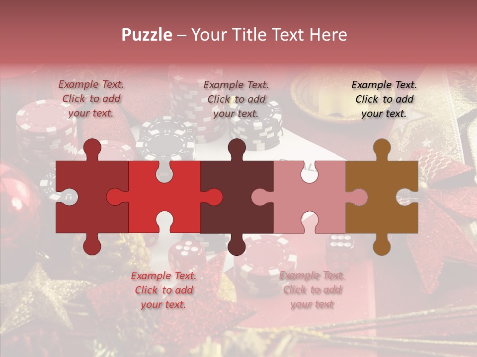Christmas Casino PowerPoint Template