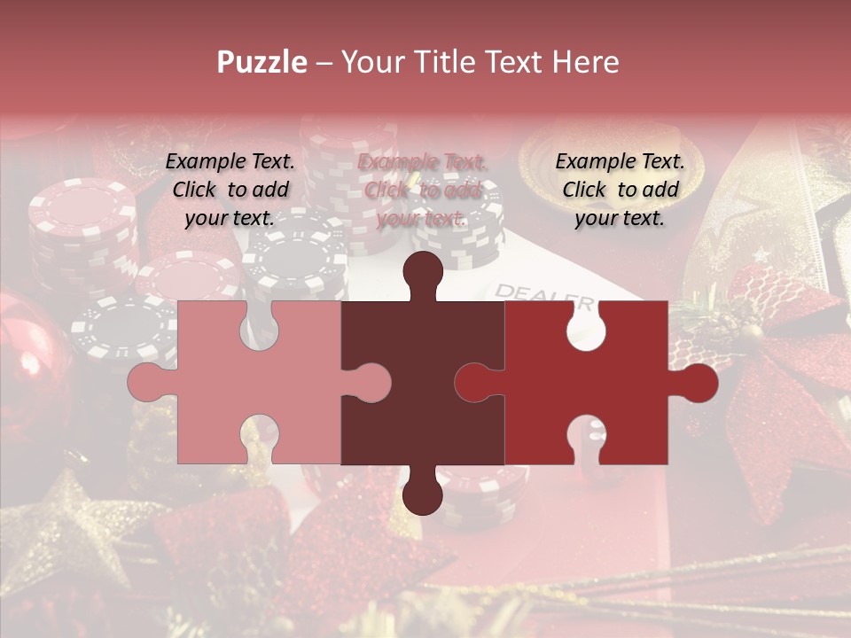Christmas Casino PowerPoint Template