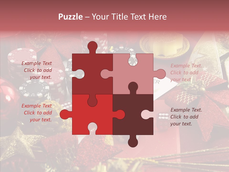 Christmas Casino PowerPoint Template