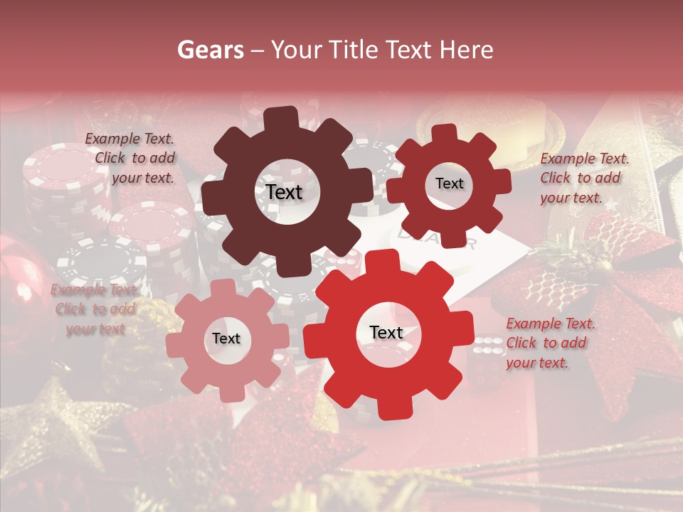 Christmas Casino PowerPoint Template