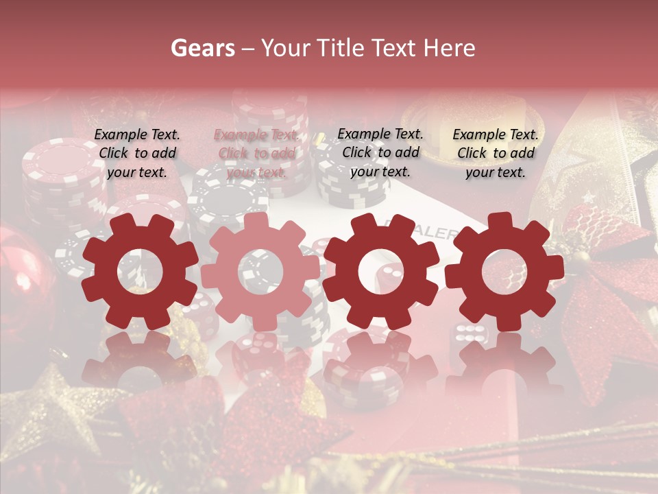 Christmas Casino PowerPoint Template
