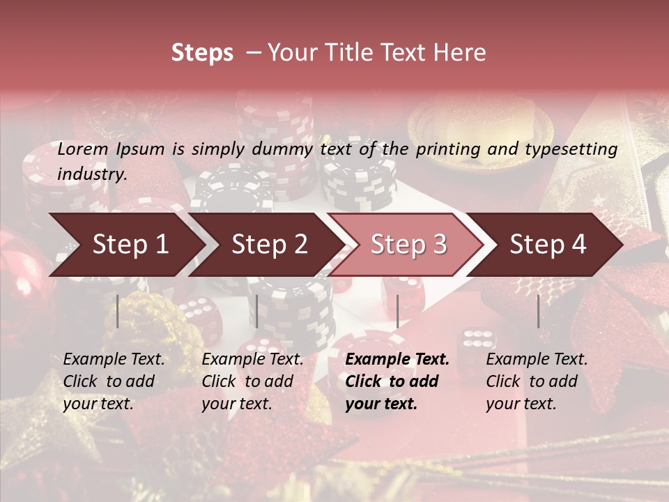 Christmas Casino PowerPoint Template