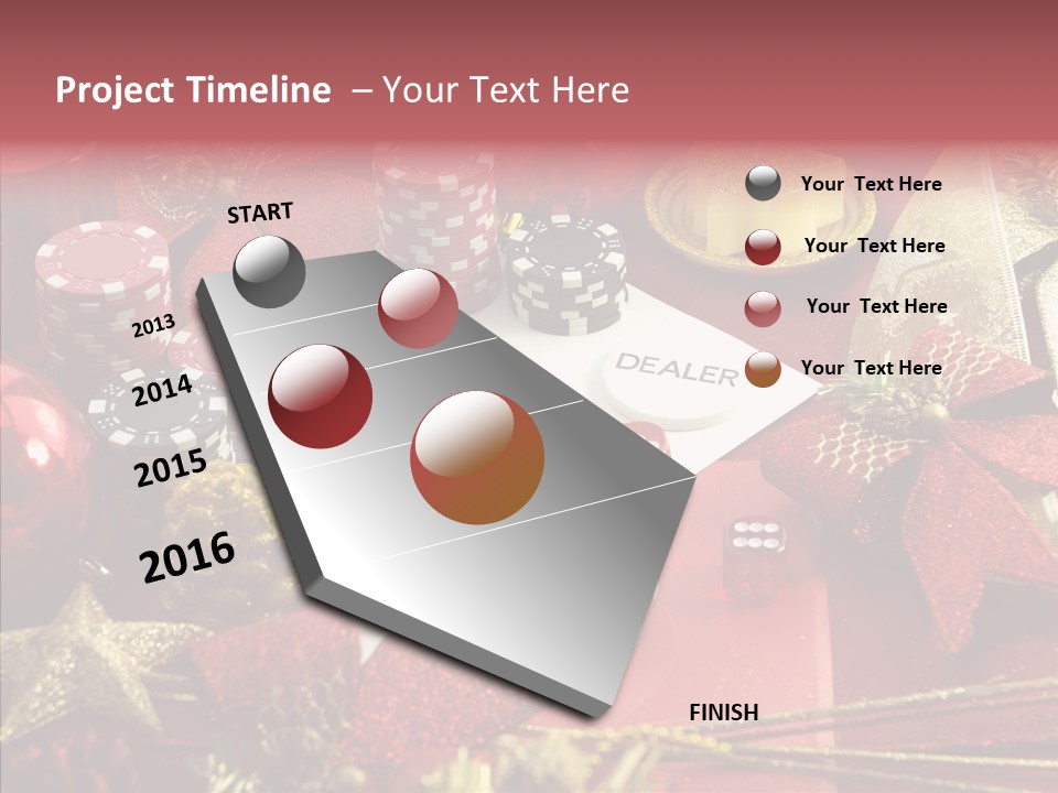 Christmas Casino PowerPoint Template