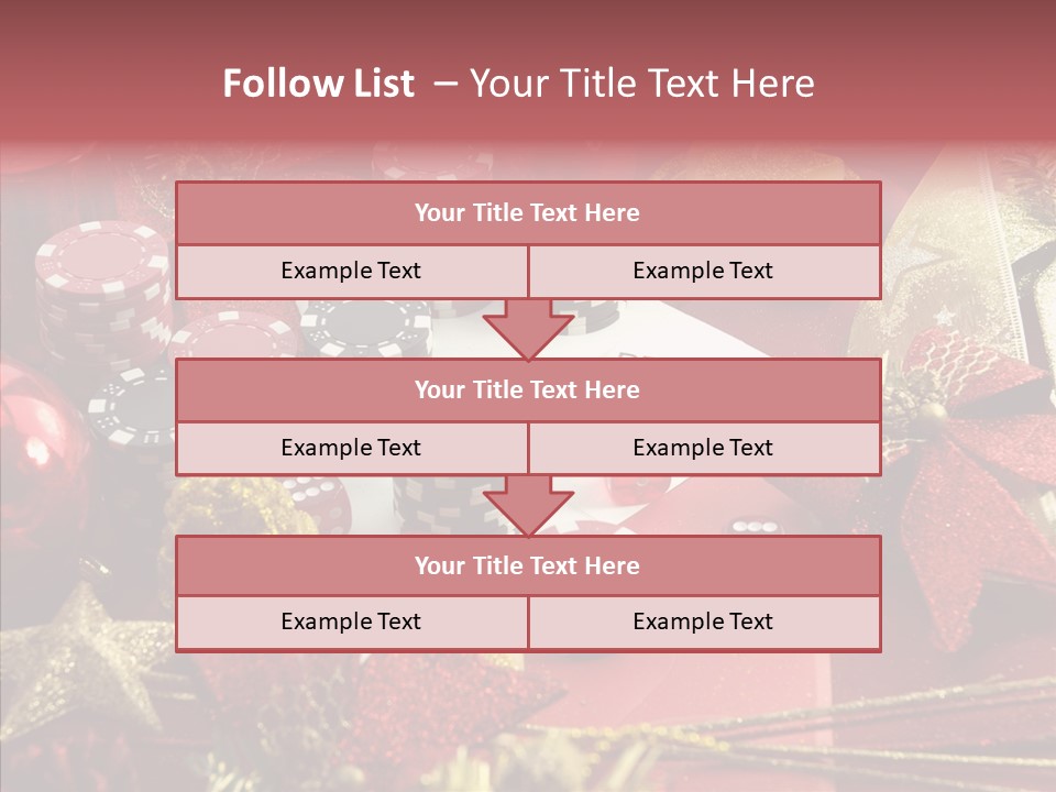 Christmas Casino PowerPoint Template