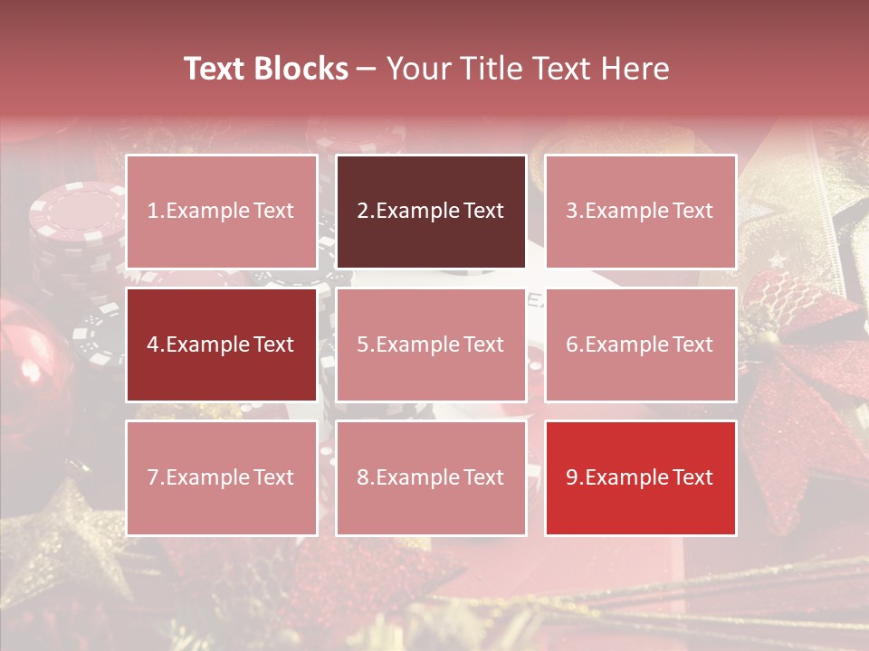 Christmas Casino PowerPoint Template