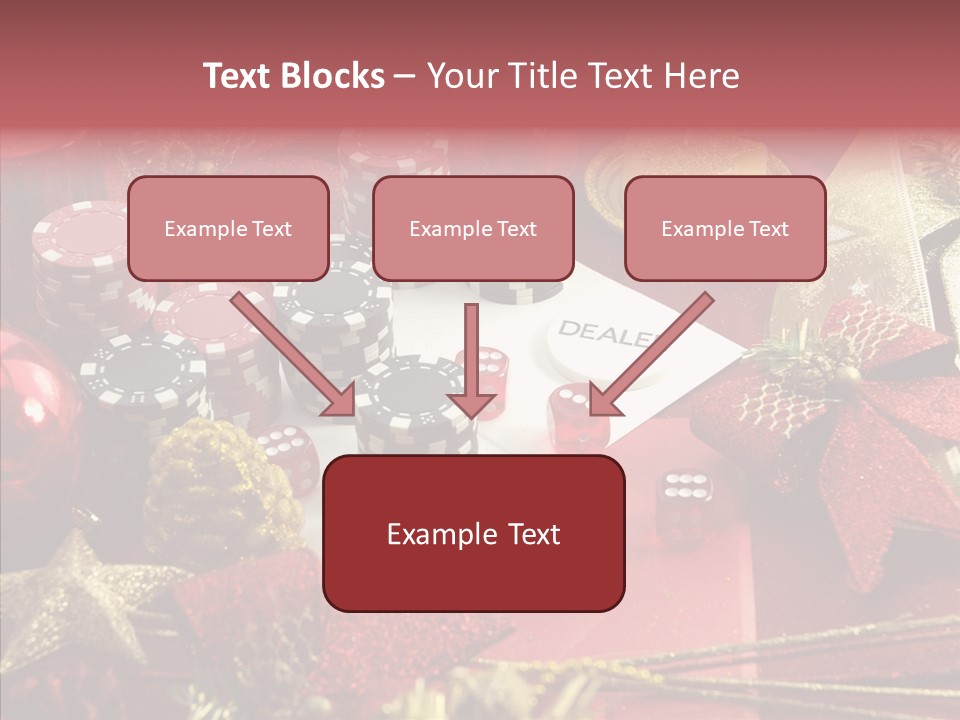 Christmas Casino PowerPoint Template