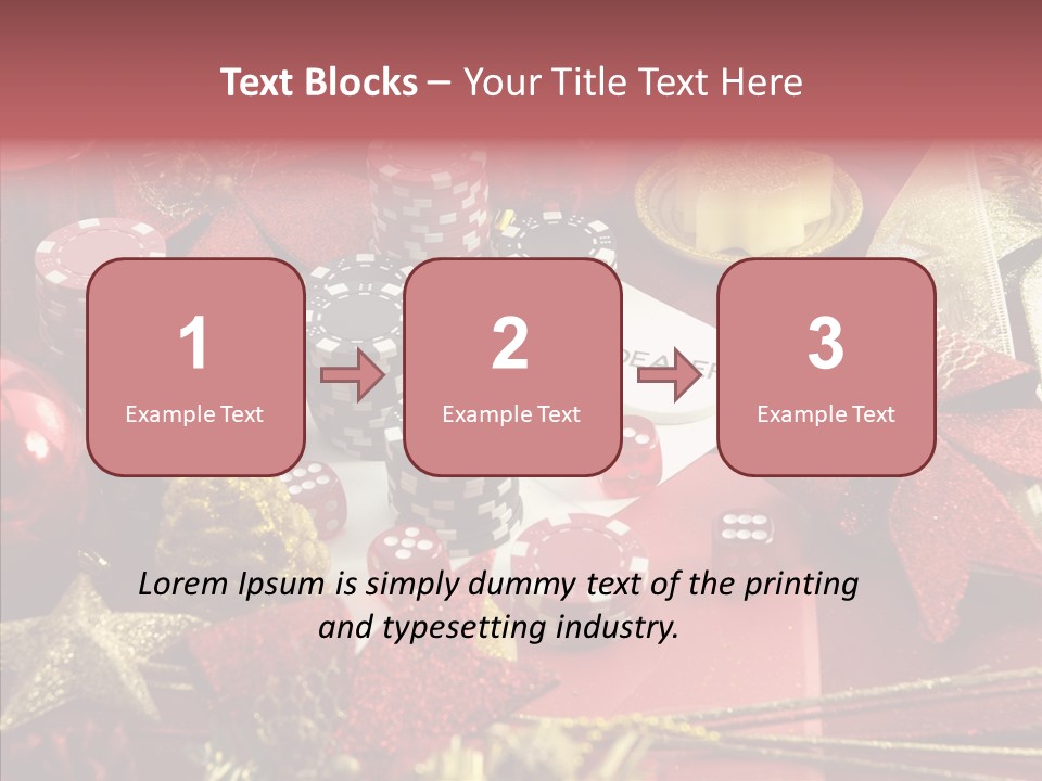 Christmas Casino PowerPoint Template