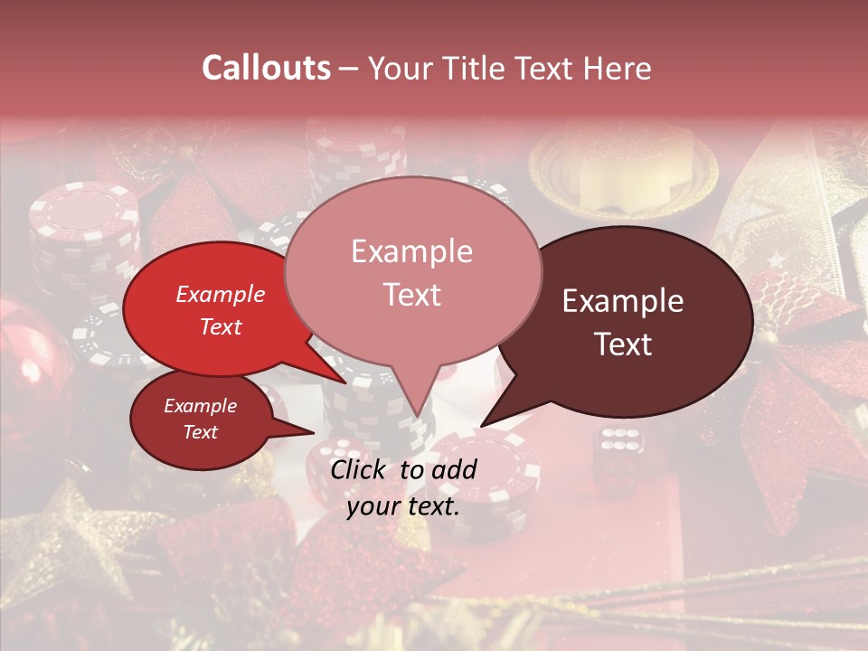 Christmas Casino PowerPoint Template