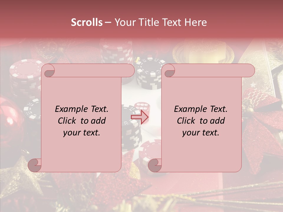 Christmas Casino PowerPoint Template